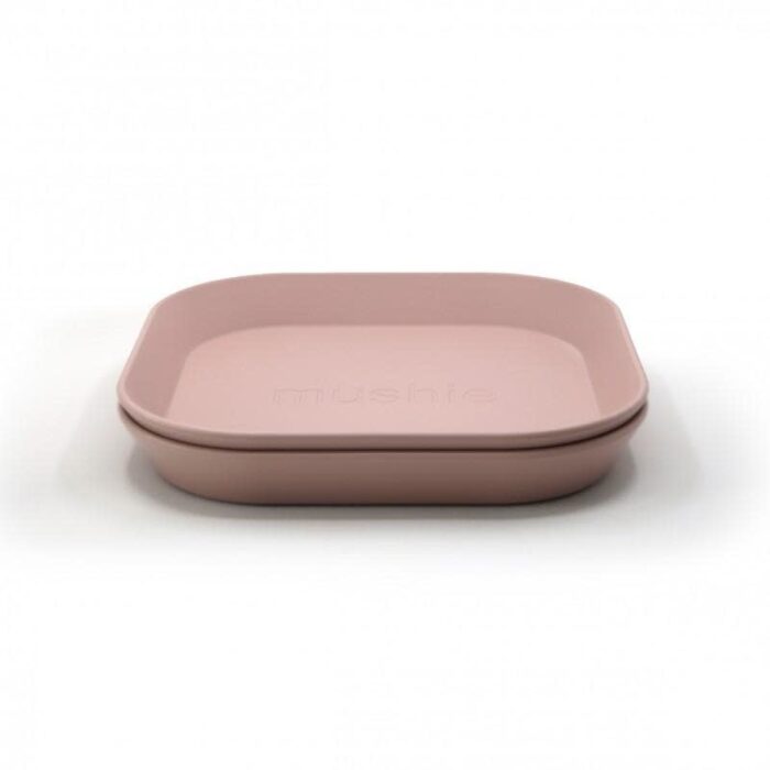 Set bordjes square - Blush - Mushie