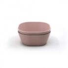 Set kommetjes square - Blush - Mushie