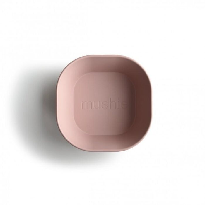 Set kommetjes square - Blush - Mushie