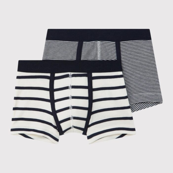 Set van 2 gestreepte boxershorts - Petit Bateau