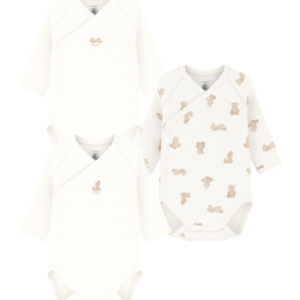 Set van 3 body’s - Teddy bear - Petit Bateau