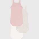Set van 3 body's met bandjes - Strikje - Petit Bateau
