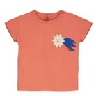 Short Sleeve Baby Tshirt - Small Lucky Star Papaya - Lotiekids