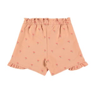 Shorts - Poppies Apricot - Babyclic