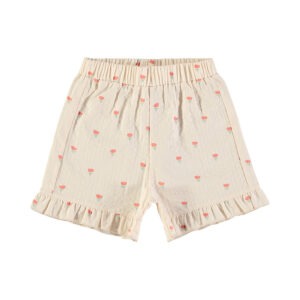 Shorts - Poppies Ecru - Babyclic