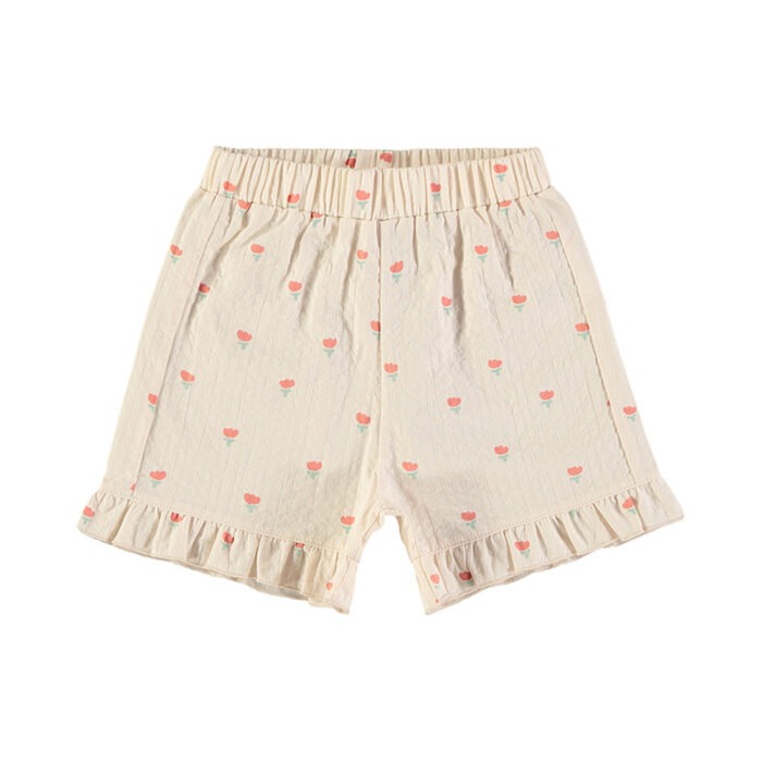 Shorts - Poppies Ecru - Babyclic Shorts - Poppies Ecru - Babyclic