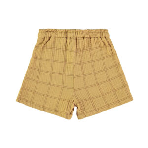 Shorts - Squares Mustard - Babyclic