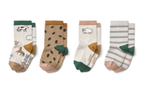 Sila Socks - Set van 4 - Farm Sandy - Liewood