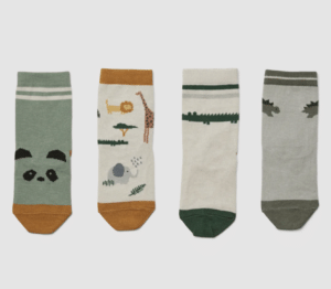 Sila Socks - Set van 4 - Safari Sandy - Liewood