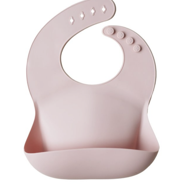 Silicone Bib - Blush - Mushie