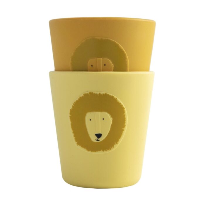 Silicone beker 2-pack - Mr Lion - Trixie