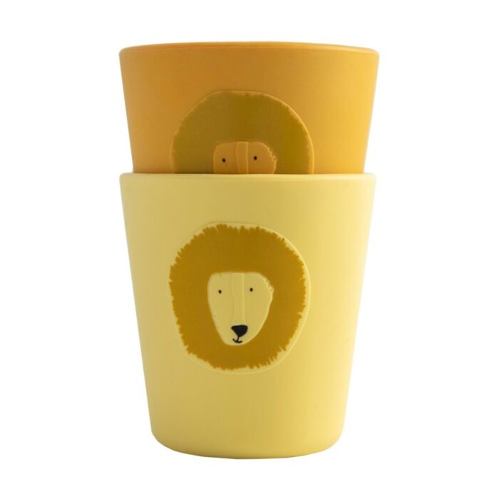 Silicone beker 2-pack - Mr Lion - Trixie