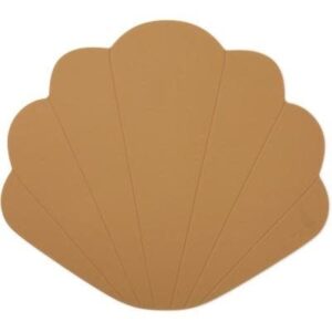 Silicone placemat Schelp - Terracotta - Konges Slojd