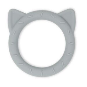 Siliconen Bijtring Cat - Stone - Mushie