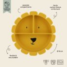 Siliconen bord met vakjes en zuignap - Mr. Lion - Trixie