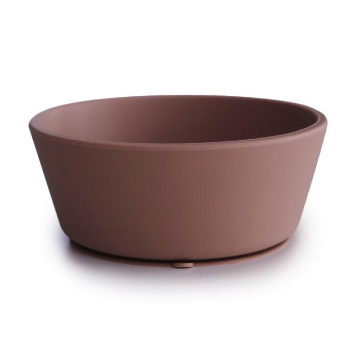 Siliconen kom met zuignap - Cloudy Mauve - Mushie