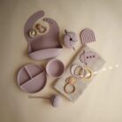 Siliconen kom met zuignap - Soft Lilac - Mushie