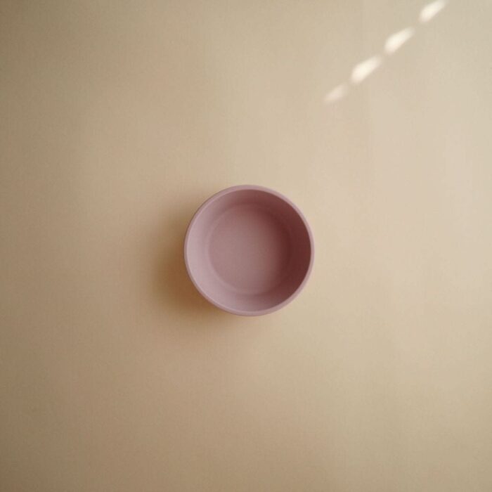 Siliconen kom met zuignap - Soft Lilac - Mushie