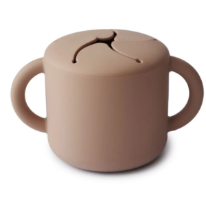 Siliconen snack cup - Natural - Mushie