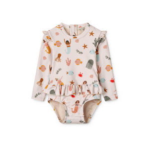 Sille Baby Swimsuit - Mermaids/Sandy - Liewood