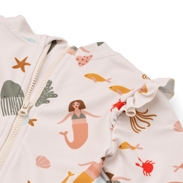 Sille Baby Swimsuit - Mermaids/Sandy - Liewood Sille Baby Swimsuit - Mermaids/Sandy - Liewood