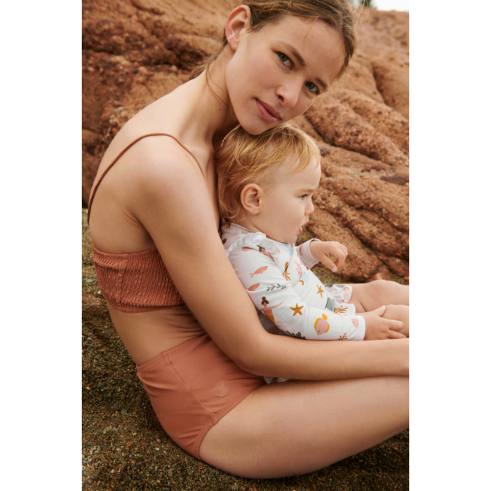 Sille Baby Swimsuit - Mermaids/Sandy - Liewood Sille Baby Swimsuit - Mermaids/Sandy - Liewood