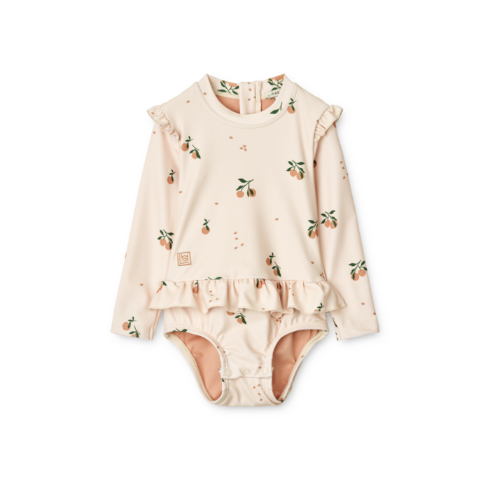 Sille Baby Swimsuit - Peach/Sea Shell - Liewood Sille Baby Swimsuit - Peach/Sea Shell - Liewood