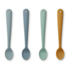 Siv Feeding Spoon 4-Pack - Blue Multi Mix - Liewood