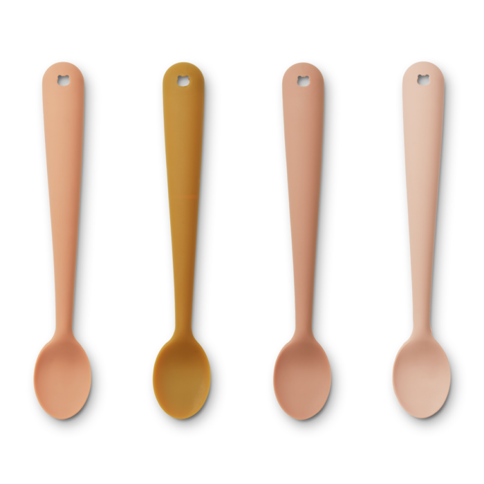 Siv Feeding Spoon 4-Pack - Tuscany Rose Mix - Liewood