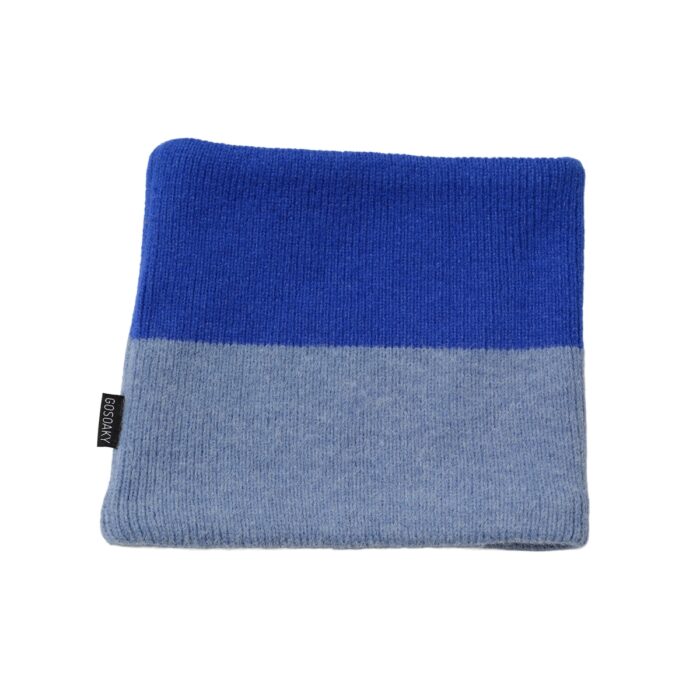 Sjaal Bee Real - Bright Marina/Light Denim Blue - Gosoaky Sjaal Bee Real - Bright Marina/Light Denim Blue - Gosoaky