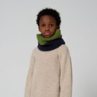 Sjaal Bee Real - Deep Dark Blue/Basil Green - Gosoaky