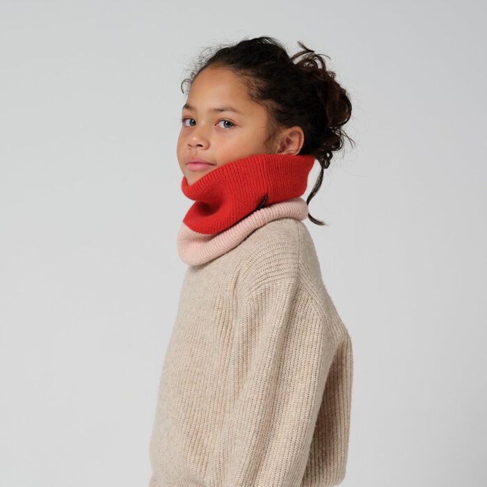 Sjaal Bee Real - Old Pink/Poppy Flower Red - Gosoaky