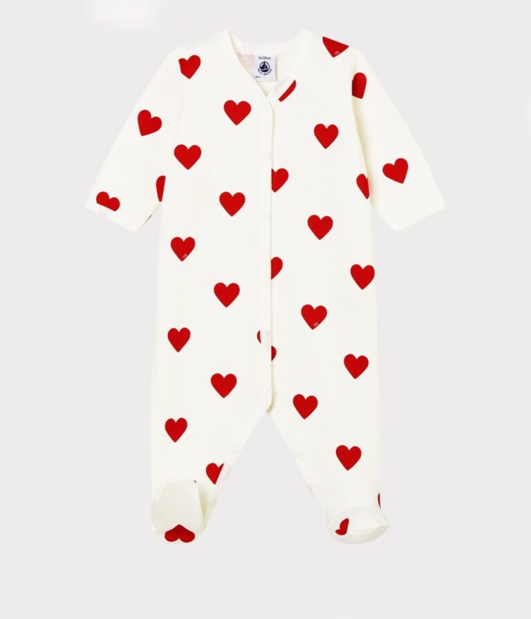 Slaappakje hartjes - Petit Bateau