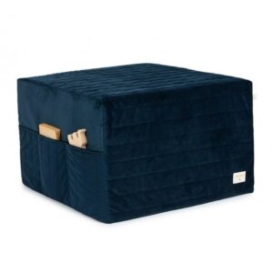 Sleepover Mattress Velvet - Night Blue - Nobodinoz