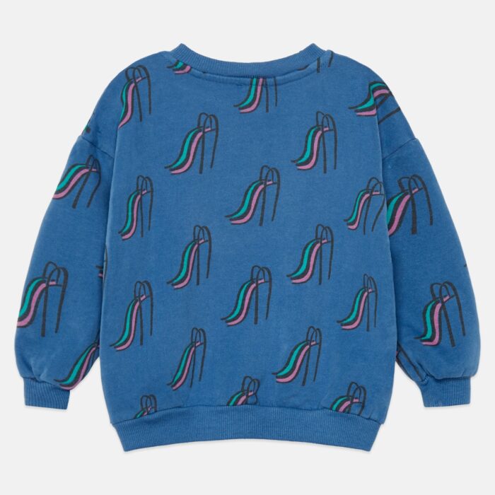 Slides all over baby sweatshirt - Blue - Weekend House Kids Slides all over baby sweatshirt - Blue - Weekend House Kids