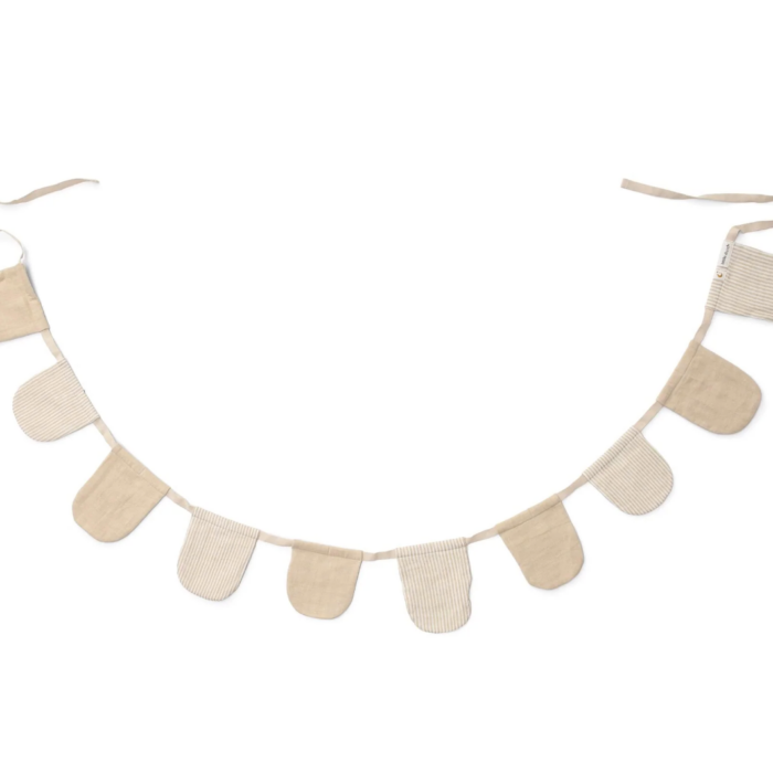 Slinger Met Vlaggetjes - Beige - Little Dutch