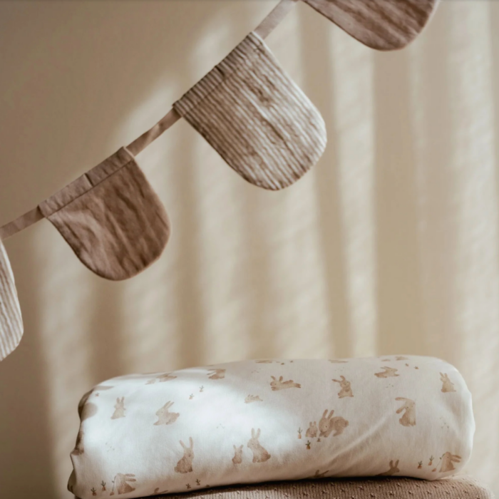 Slinger Met Vlaggetjes - Beige - Little Dutch