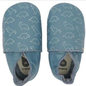 Slofjes Soft Soles - Dino Blue - Bobux