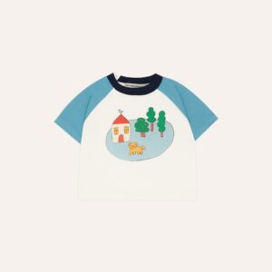 Small Village Baby Tshirt - Ecru - The Campamento