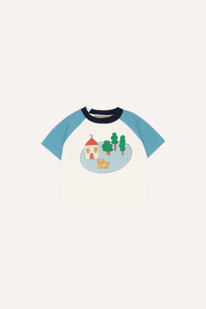 Small Village Baby Tshirt - Ecru - The Campamento