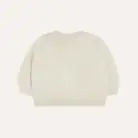 Smiling Face Baby Sweatshirt - Ecru - The Campamento