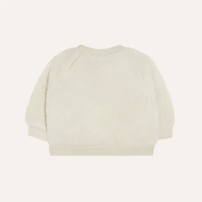 Smiling Face Baby Sweatshirt - Ecru - The Campamento Smiling Face Baby Sweatshirt - Ecru - The Campamento