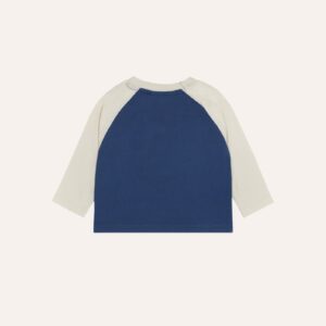 Smiling Face Baby Tshirt - Blue - The Campamento Smiling Face Baby Tshirt - Blue - The Campamento