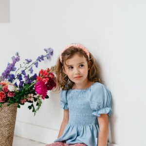 Smock Top - Jeans Blue - Petit Blush