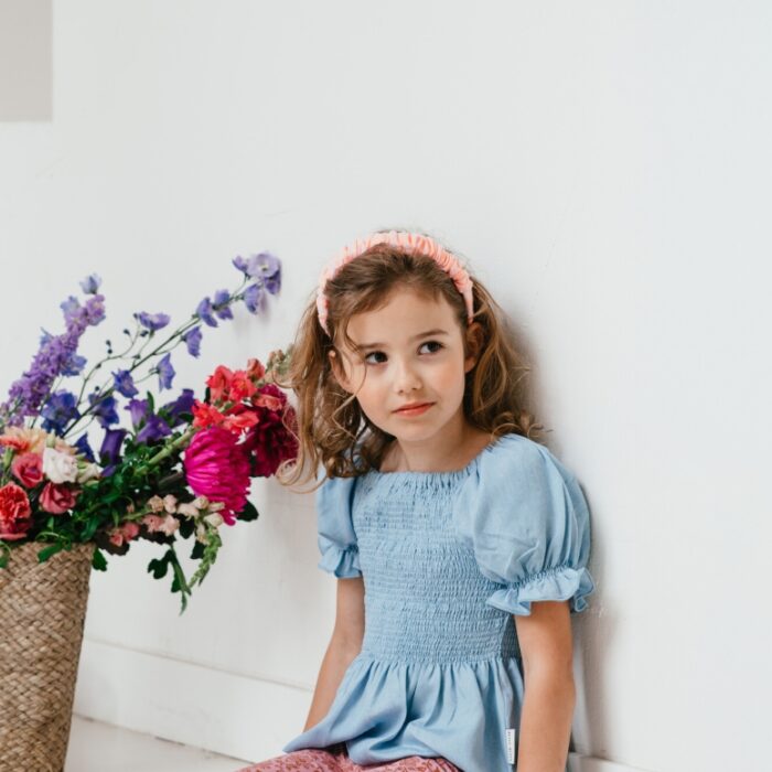 Smock Top - Jeans Blue - Petit Blush Smock Top - Jeans Blue - Petit Blush