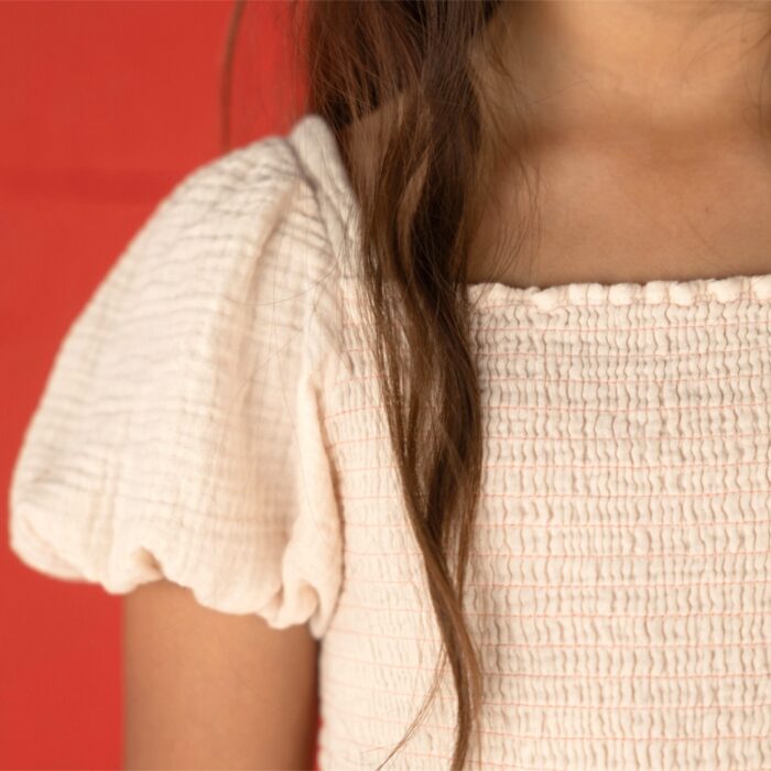 Smock Top - Snow - Nixnut Smock Top - Snow - Nixnut