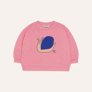 Snail Baby Sweatshirt - Pink - The Campamento