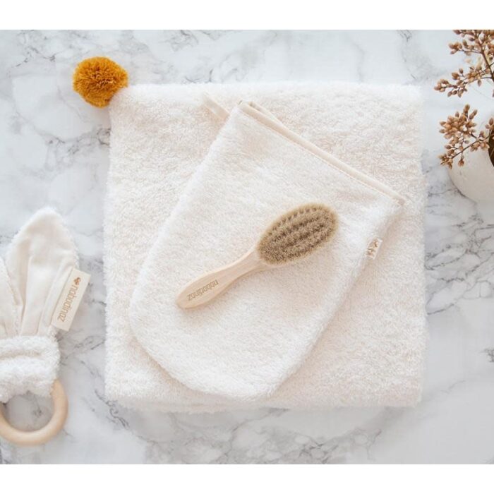 So Cute Baby Bath Set - Natural - Nobodinoz