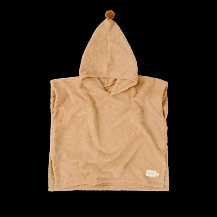 So Cute Poncho - Camel - Nobodinoz