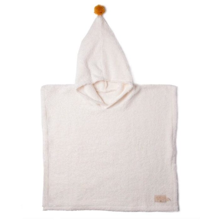 So Cute Poncho - Natural - Nobodinoz So Cute Poncho - Natural - Nobodinoz